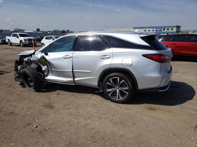 JTJDZKCA0J2010327 - 2018 LEXUS RX 350 L SILVER photo 2