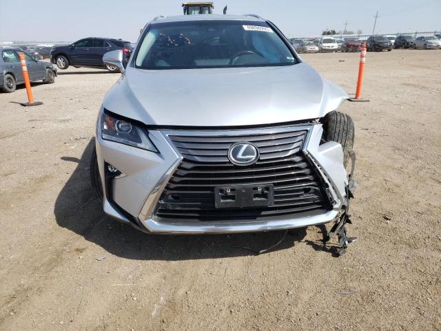 JTJDZKCA0J2010327 - 2018 LEXUS RX 350 L SILVER photo 5