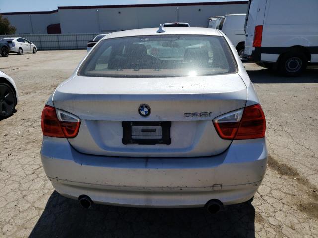 WBAVB73538VH23906 - 2008 BMW 335 I SILVER photo 6