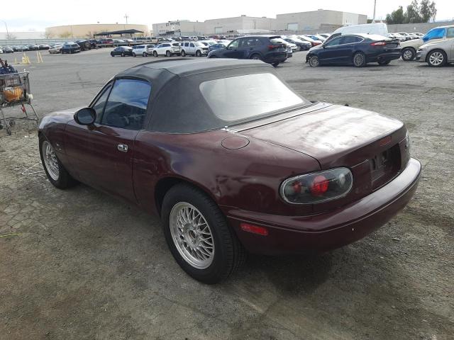 JM1NA3535S0607070 - 1995 MAZDA MX-5 MIATA MAROON photo 2