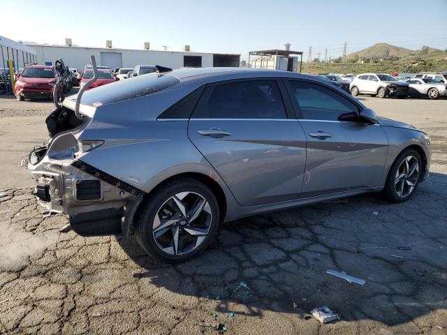 KMHLN4AJ1NU032223 - 2022 HYUNDAI ELANTRA LIMITED GRAY photo 3