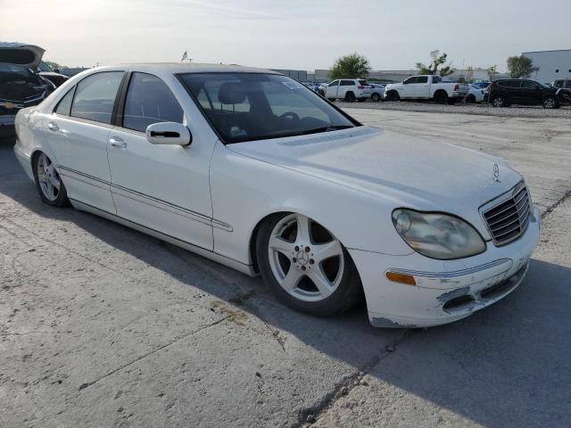 WDBNG75J14A423759 - 2004 MERCEDES-BENZ S 500 WHITE photo 4