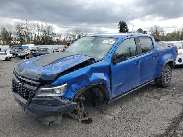 1GCGTEEN0J1300981 - 2018 CHEVROLET COLORADO ZR2 BLUE photo 1