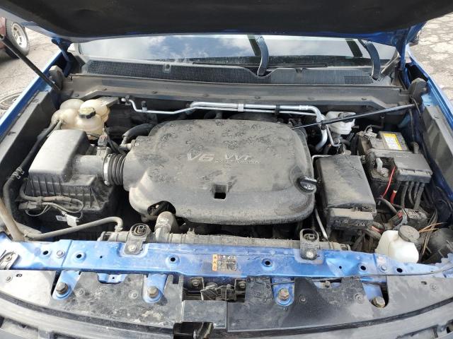 1GCGTEEN0J1300981 - 2018 CHEVROLET COLORADO ZR2 BLUE photo 11