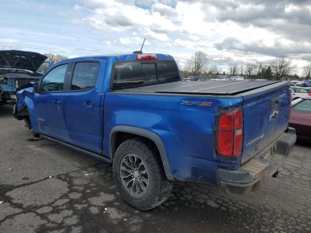 1GCGTEEN0J1300981 - 2018 CHEVROLET COLORADO ZR2 BLUE photo 2