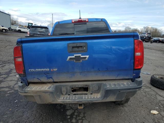 1GCGTEEN0J1300981 - 2018 CHEVROLET COLORADO ZR2 BLUE photo 6