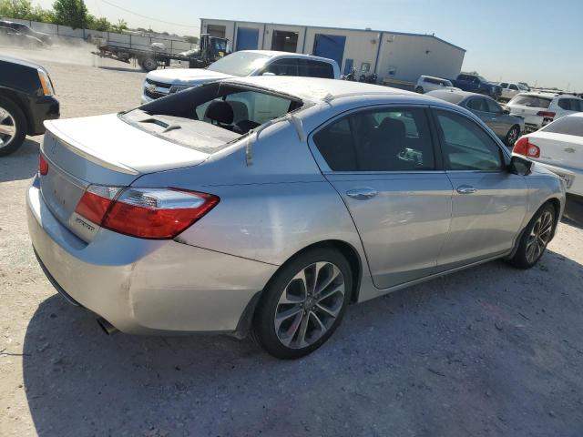 1HGCR2F52EA183499 - 2014 HONDA ACCORD SPORT SILVER photo 3