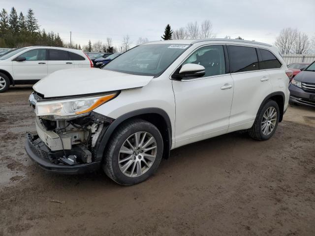 5TDJKRFH9GS234127 - 2016 TOYOTA HIGHLANDER XLE 白色 照片 1