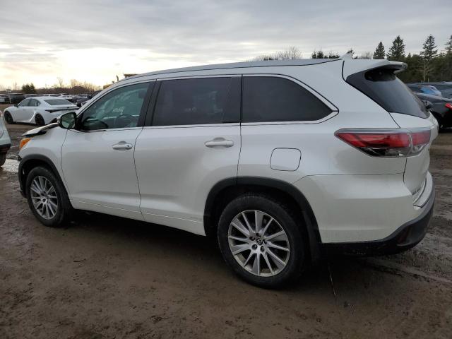 5TDJKRFH9GS234127 - 2016 TOYOTA HIGHLANDER XLE 白色 照片 2