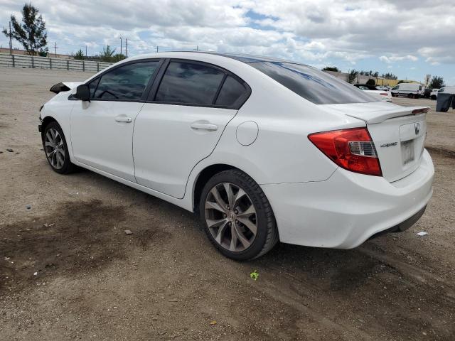 2HGFB6E58CH702015 - 2012 HONDA CIVIC SI WHITE photo 2