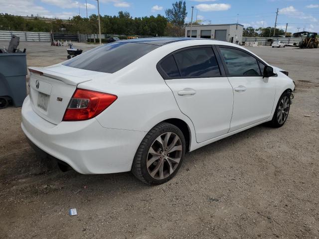 2HGFB6E58CH702015 - 2012 HONDA CIVIC SI WHITE photo 3