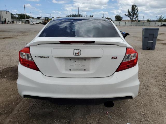 2HGFB6E58CH702015 - 2012 HONDA CIVIC SI WHITE photo 6