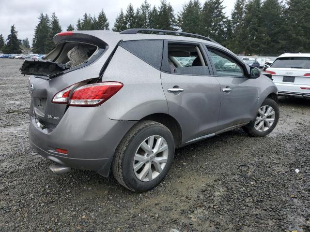 JN8AZ1MW0CW230075 - 2012 NISSAN MURANO S GRAY photo 3