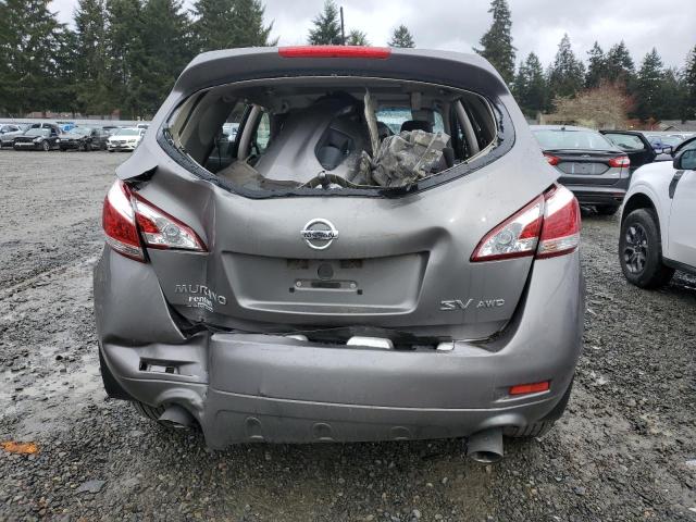 JN8AZ1MW0CW230075 - 2012 NISSAN MURANO S GRAY photo 6