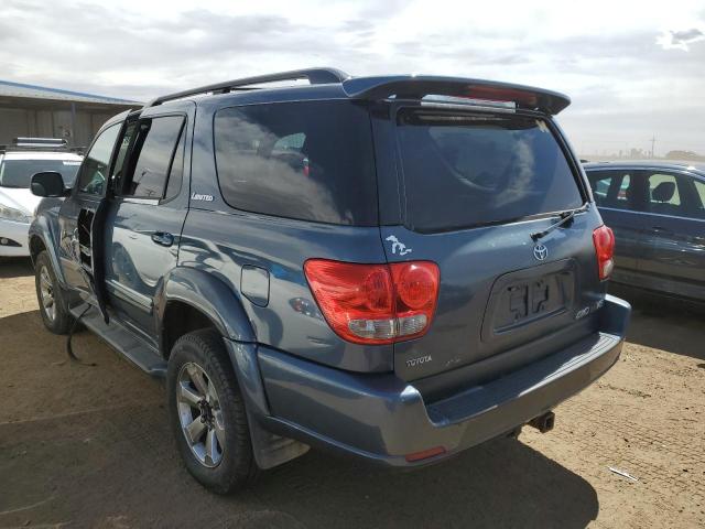 5TDBT48A15S247665 - 2005 TOYOTA SEQUOIA LIMITED BLUE photo 2