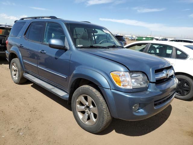 5TDBT48A15S247665 - 2005 TOYOTA SEQUOIA LIMITED BLUE photo 4
