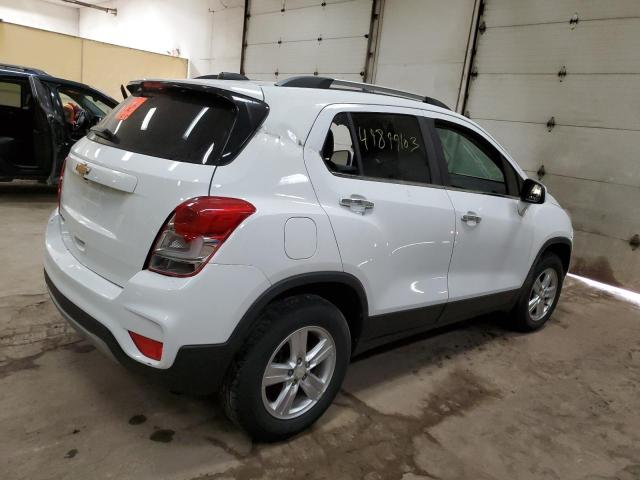 3GNCJPSBXHL234010 - 2017 CHEVROLET TRAX 1LT WHITE photo 3