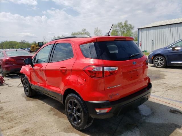 MAJ3S2GE0KC275279 - 2019 FORD ECOSPORT SE Rojo foto 2