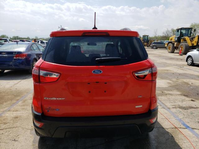 MAJ3S2GE0KC275279 - 2019 FORD ECOSPORT SE Rojo foto 6