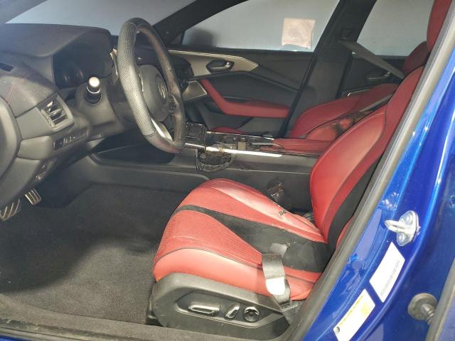 19UUB5F58MA003421 - 2021 ACURA TLX TECH A BLUE photo 7