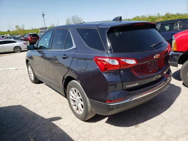 3GNAXJEV9JL289224 - 2018 CHEVROLET EQUINOX LT BLUE photo 2