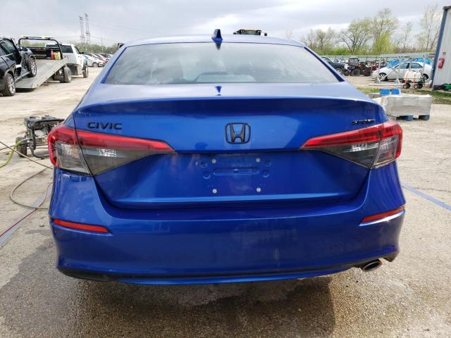 2HGFE2F57NH580913 - 2022 HONDA CIVIC SPORT 蓝色 照片 6