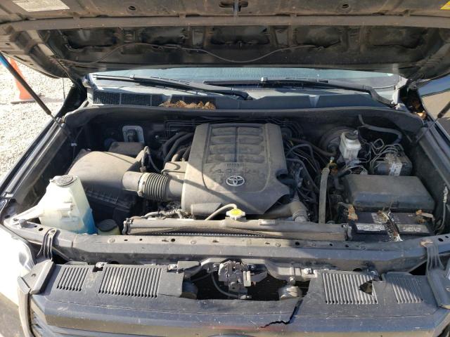 5TFRM5F17HX112287 - 2017 TOYOTA TUNDRA DOUBLE CAB SR/SR5 BLACK photo 11