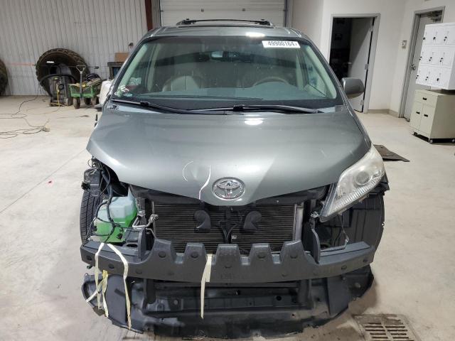 5TDYK3DC7ES523345 - 2014 TOYOTA SIENNA XLE CHARCOAL photo 5