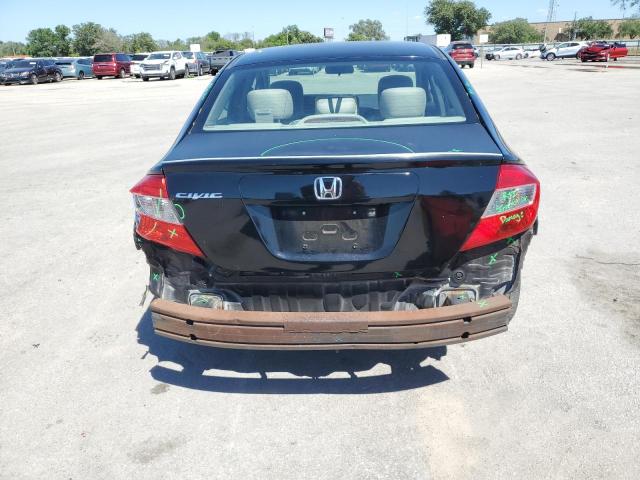 19XFB2F52CE046105 - 2012 HONDA CIVIC LX BLACK photo 6