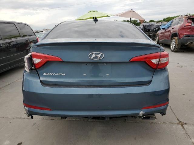 5NPE24AF0HH521096 - 2017 HYUNDAI SONATA SE BLUE photo 6