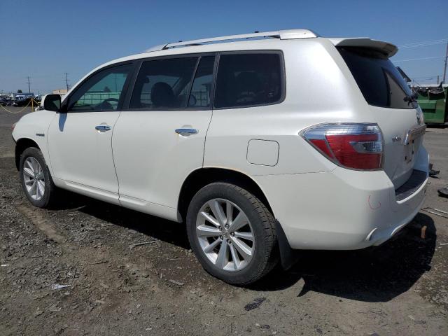 JTEEW44A082018685 - 2008 TOYOTA HIGHLANDER HYBRID LIMITED WHITE photo 2