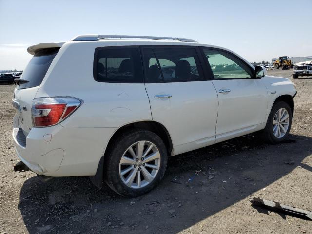 JTEEW44A082018685 - 2008 TOYOTA HIGHLANDER HYBRID LIMITED WHITE photo 3