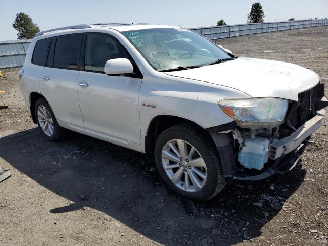 JTEEW44A082018685 - 2008 TOYOTA HIGHLANDER HYBRID LIMITED WHITE photo 4