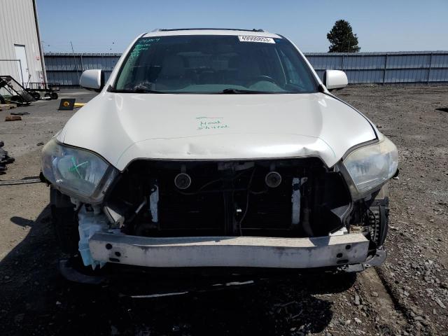 JTEEW44A082018685 - 2008 TOYOTA HIGHLANDER HYBRID LIMITED WHITE photo 5