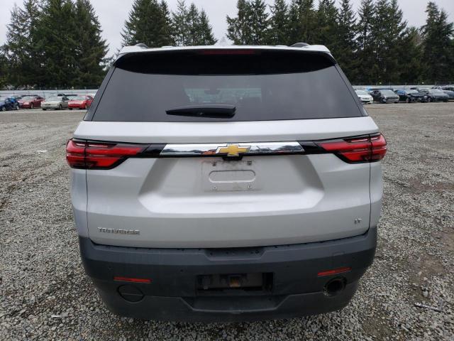 1GNERHKW4NJ113583 - 2022 CHEVROLET TRAVERSE LT SILVER photo 6