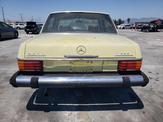 11511710122891 - 1976 MERCEDES-BENZ 115 D YELLOW photo 6