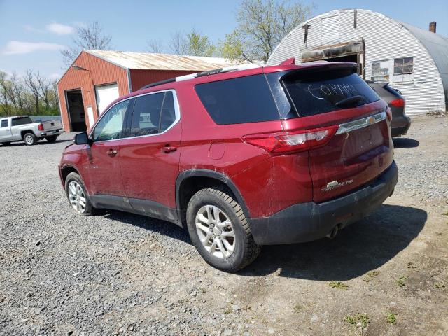 1GNEVGKW8JJ270517 - 2018 CHEVROLET TRAVERSE LT RED photo 2