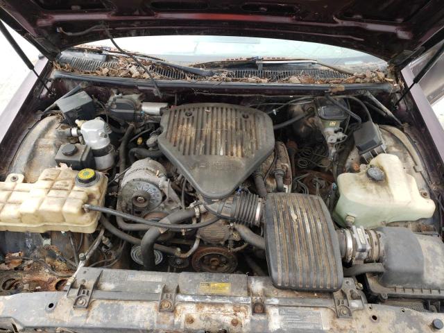 1G1BL52P0SR124140 - 1995 CHEVROLET CAPRICE / CLASSIC SS BURGUNDY photo 11