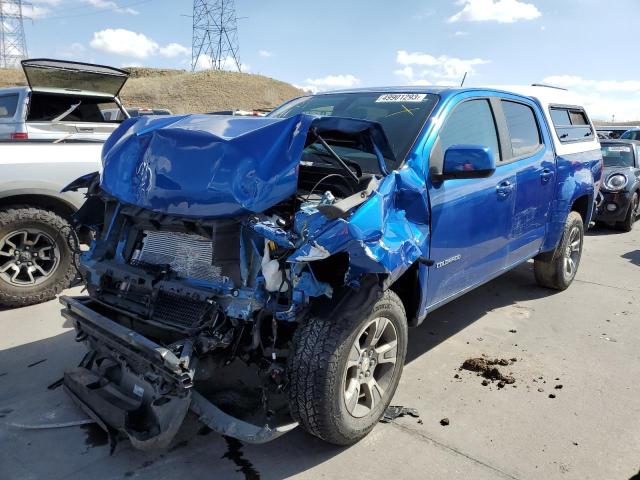 1GCGTDEN2L1136470 - 2020 CHEVROLET COLORADO Z71 BLUE photo 1