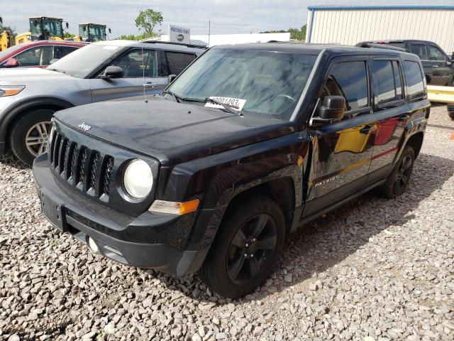 1C4NJRFB3CD698147 - 2012 JEEP PATRIOT LATITUDE BLACK photo 1