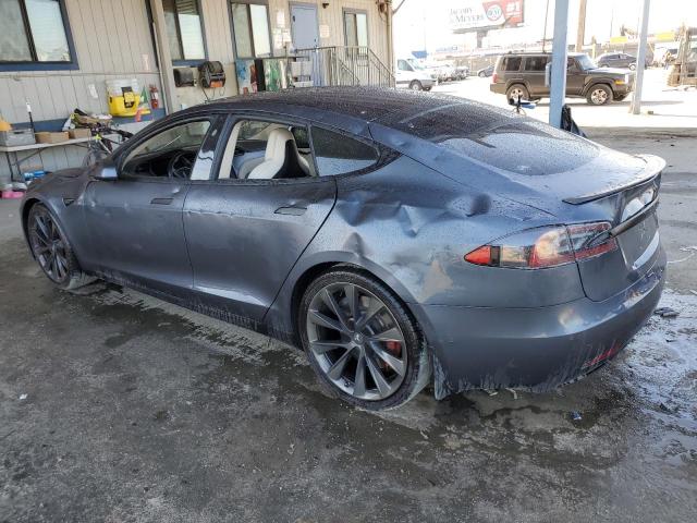 5YJSA1E48JF254615 - 2018 TESLA MODEL S 灰色 照片 2