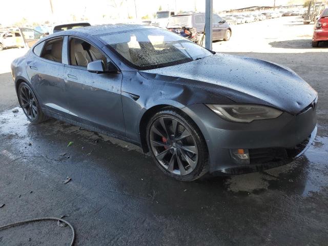 5YJSA1E48JF254615 - 2018 TESLA MODEL S 灰色 照片 4