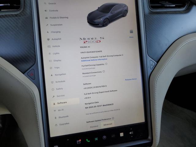 5YJSA1E48JF254615 - 2018 TESLA MODEL S 灰色 照片 9