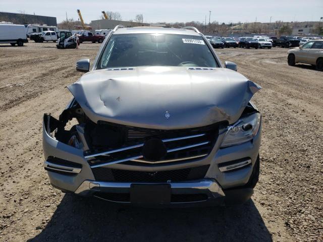 4JGDA5HB3CA000859 - 2012 MERCEDES-BENZ ML 350 4MATIC SILVER photo 5