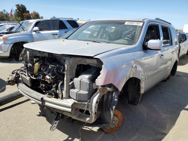 5FNYF3H58BB006457 - 2011 HONDA PILOT EXL SILVER photo 1