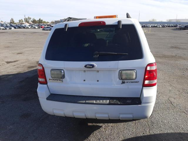 1FMCU49H68KC44927 - 2008 FORD ESCAPE HEV WHITE photo 6