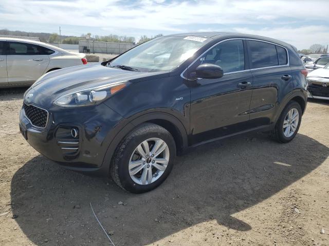 KNDPMCAC7H7048921 - 2017 KIA SPORTAGE LX BLACK photo 1