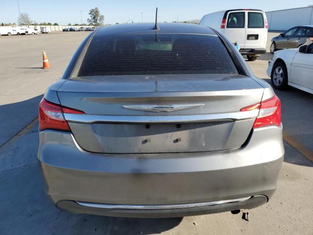 1C3CCBAB1DN669245 - 2013 CHRYSLER 200 LX GRAY photo 6