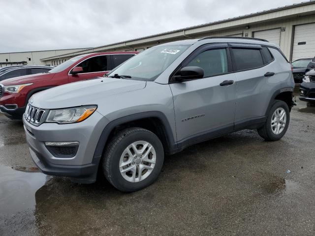 3C4NJDAB1JT192186 - 2018 JEEP COMPASS SPORT SILVER photo 1