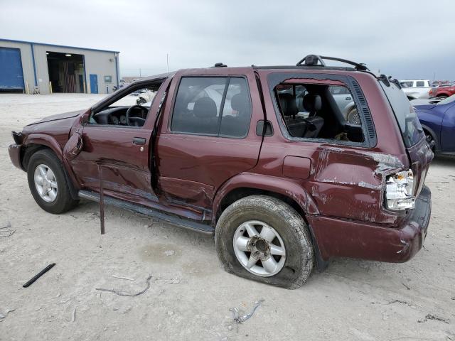 JN8DR09X41W579911 - 2001 NISSAN PATHFINDER LE 勃艮第红 照片 2